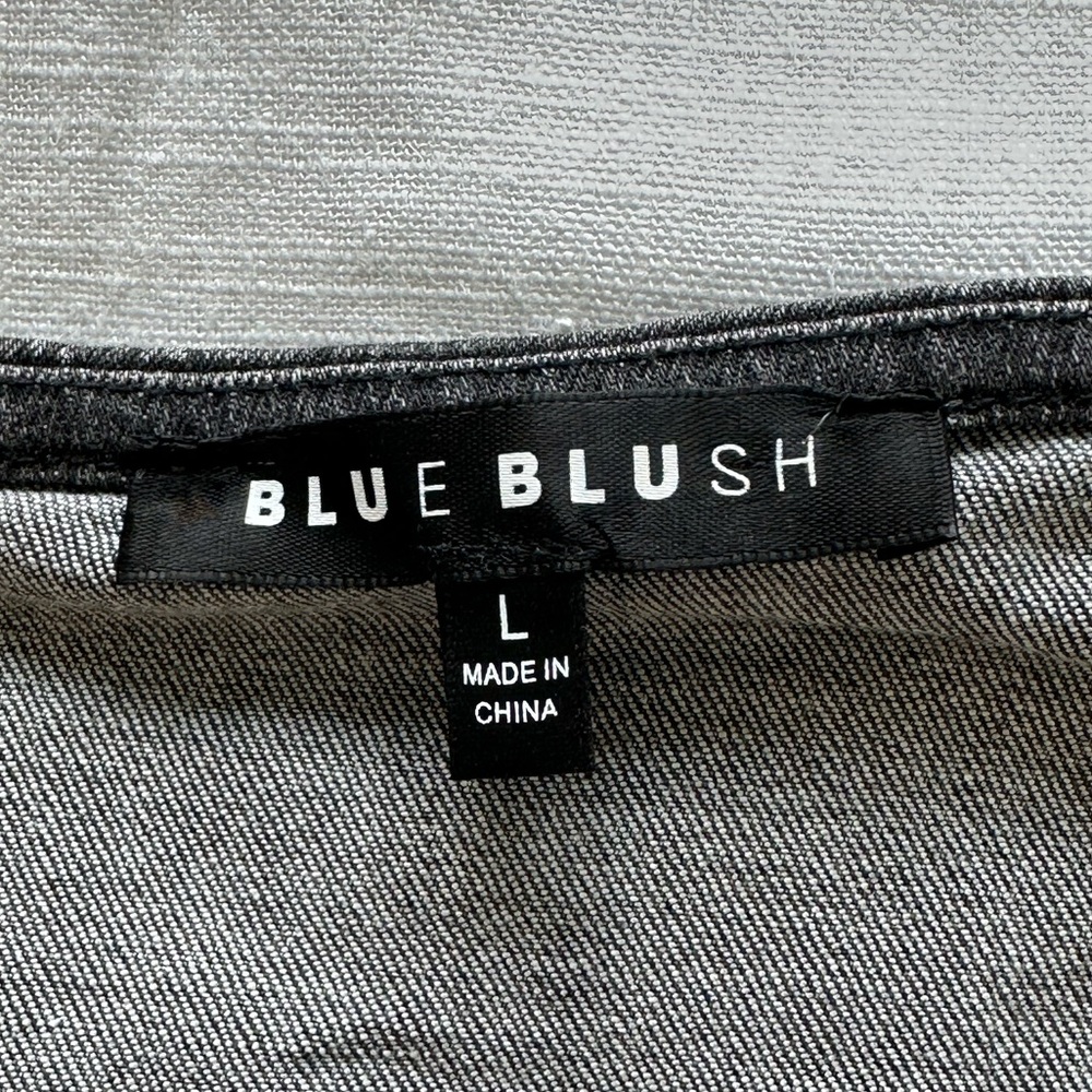 Blue Blush Denim Halter Mini Dress - Picture 6 of 6